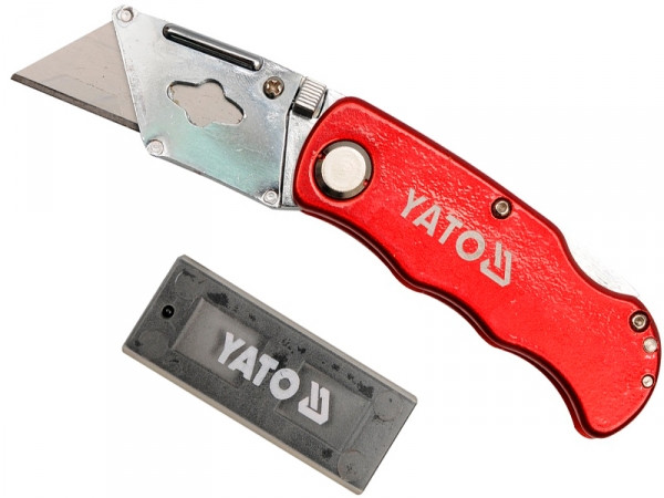Ніж складаний YATO з трапецієподібним лезом