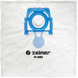 Набір мішків для пилососа Zelmer 49.4000 12003415 (ZVCA100B), фото 3