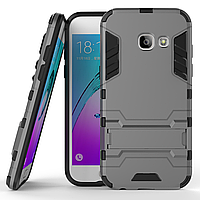 Чохол Samsung A320 / A3 2017 Hybrid Armored Case темно-сірий