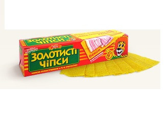 Чипси "Золотисті" 100 г (48 шт.) ТМ "Жайвор"