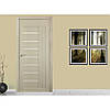 Міжкімнатні двері Оміс Феліція ПВХ дуб білений, фото 2