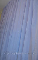 Готова гардина 6 метрів, вуаль бузкова, фото 3