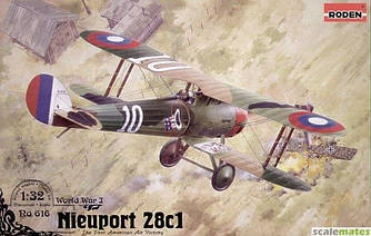 Nieuport 28c1 1/32 RODEN 616