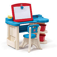 Детский стол для творчества "ART DESK REFRESH" со стульчиком, 92х97х41см