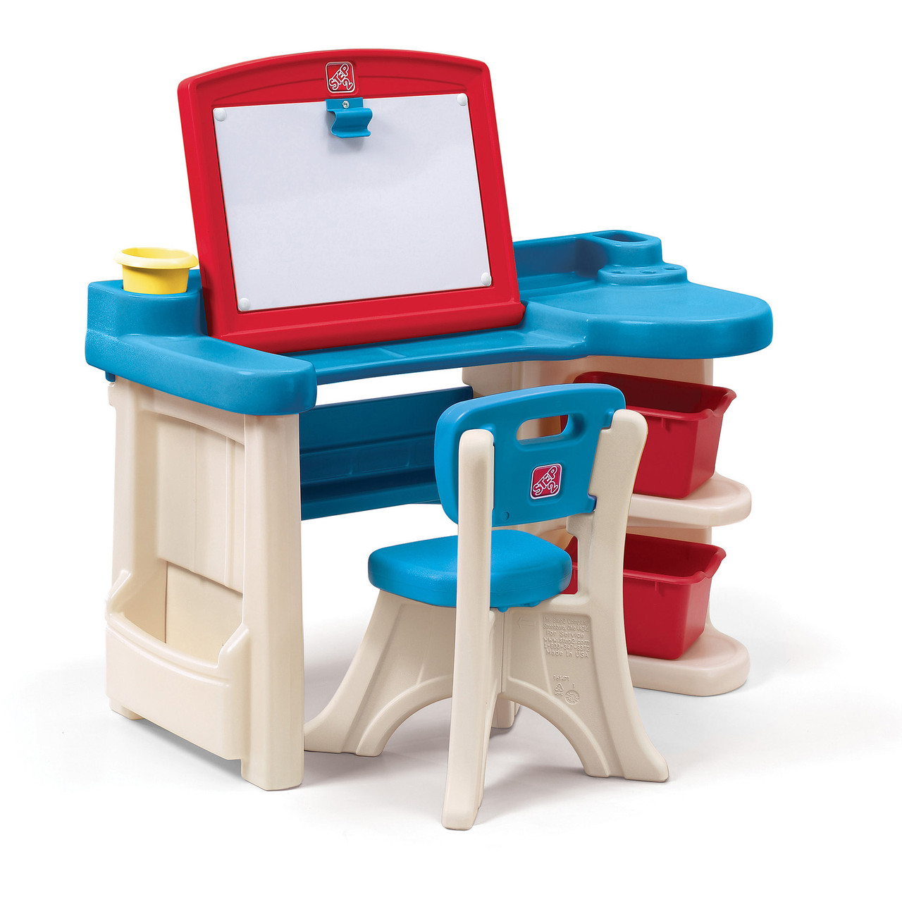 Дитячий стіл для творчості "ART DESK REFRESH" зі стільчиком, 92х97х41 см