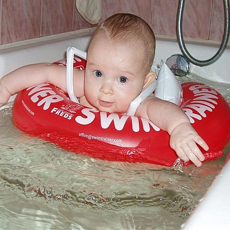 Надувний круг swіmtraіner для самих маленьких червоний ( від 3х міс. до 4 років), фото 1