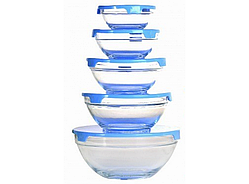 Набір судочків скло А-Плюс 0120 5 шт.