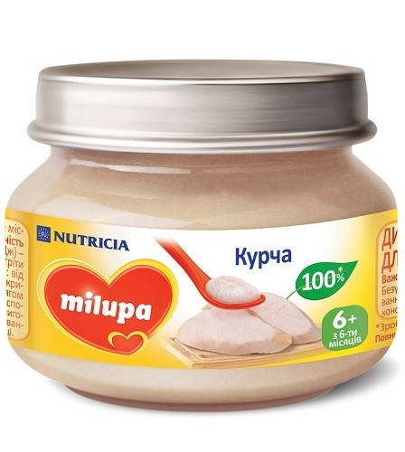 

Milupa Пюре мясное Цыпленок 6м+ (80г)