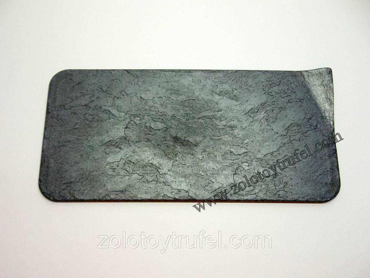 Пластикова тарілка "Природний камінь "Графіт" 30*14 см
