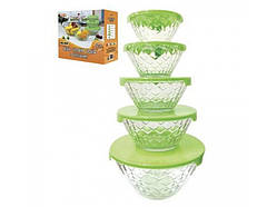 Набір судочків скло Stenson MS-0535 5 шт.