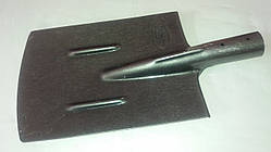 Лопата штикова прямокінцева з ребрами жорсткості (рильсова сталь)