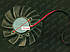 65 mm вентилятор (кулер) для відеокарт 2-pin, фото 6