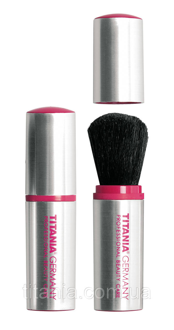 OUTLET Пензлик для пудри у футлярі натуральний TITANIA art.1948B, фото 1