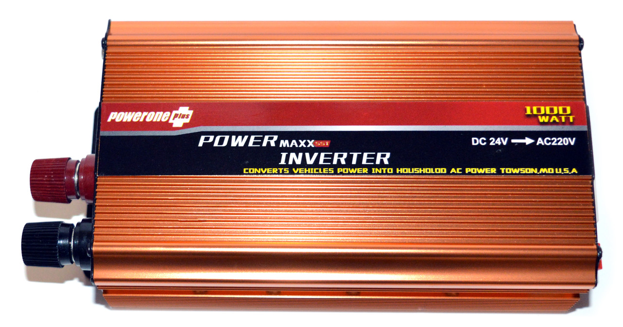 Перетворювач POWERONE 24V-220V 1000W