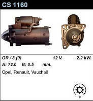 Стартер/2.2 кВт 9z/ Renault Маster, Opel Movano 2.5-2.8D/TDI