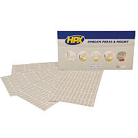 HPX Клей в листах PRESS & MOUNT для монтажу емблем на кузов автомобіля, упаковка 5 аркушів 100 x 200 мм