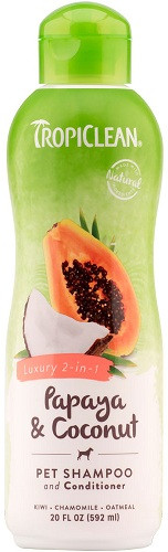 202184 TropiClean Papaya-Coconut Шампунь проти ковтунів, 592 мл