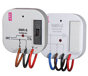 Димер SMR-S (до 300W, активні. + Індукт.навантаж) (в монтажну коробку)