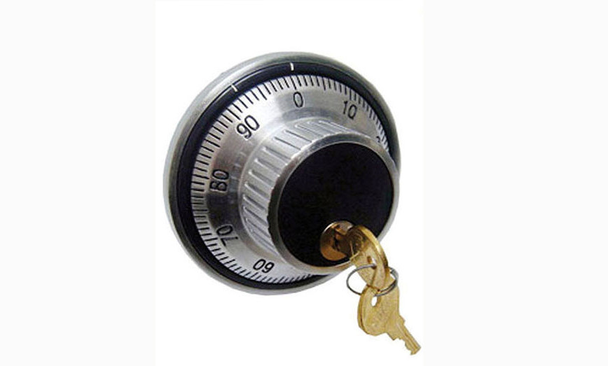 The　Willard Замок сейфовый La Gard 3390 с ключем, хром (США) купить по