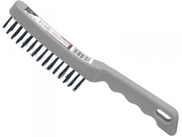 Щітка 5-рядна сталева з пластиковою ручкою YATO YT-6355