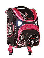 Рюкзак шкільний, JASMINE — Чорний кіт, розкладний, 36*29*17 см.