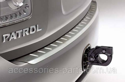 Накладка на задній бампер для Nissan Patrol Y62 Нова Оригінальна , фото 1