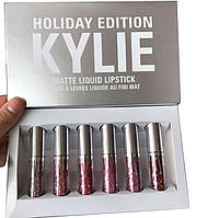 Набір рідких матових помад 6 в 1 Kylie 8613 Holiday Edition