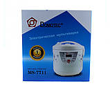 Мультиварка Domotec 7711 5л 6 програм White + книга рецептів, фото 3