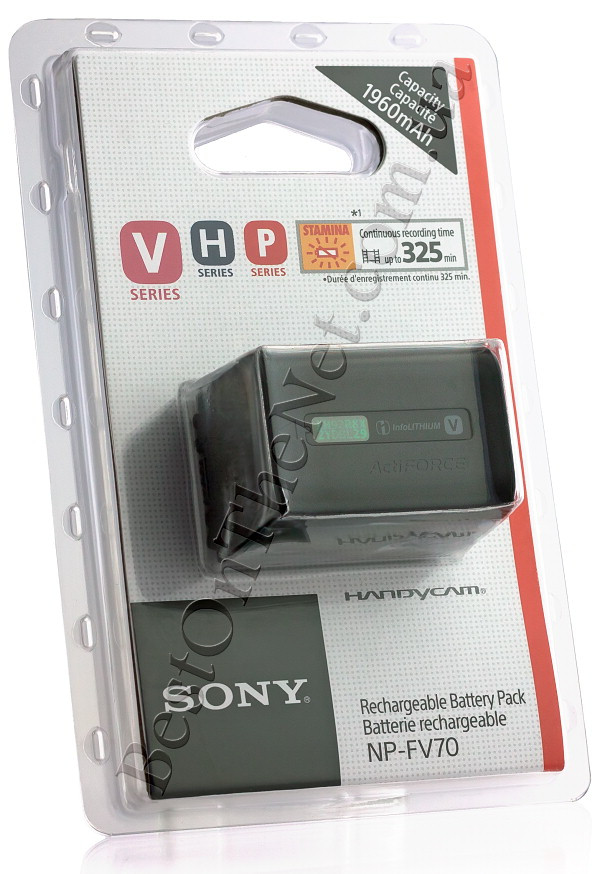 Оригинал Sony NP-FV70 1960mAh. Аккумулятор для Sony DCR-DVD/HC/SR/SX, HDR-CX/HC/SR/UX/XR и др. - фото 3 - id-p563599699