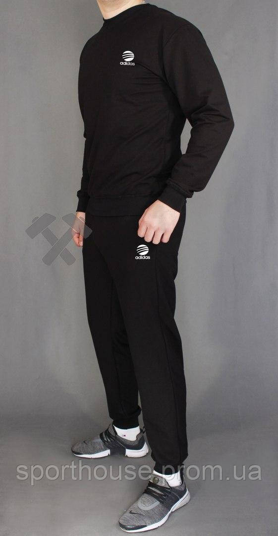 Чоловічий спортивний костюм Adidas чорний (люкс) XS