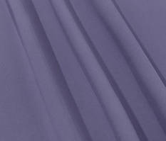 Тканина для штор і римської штори блекаут однотонний матовий колір лілово-сірий
