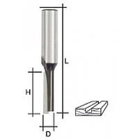 Фреза пазовая прямая с одним лезвием, DxHxL = 3x10x52 мм