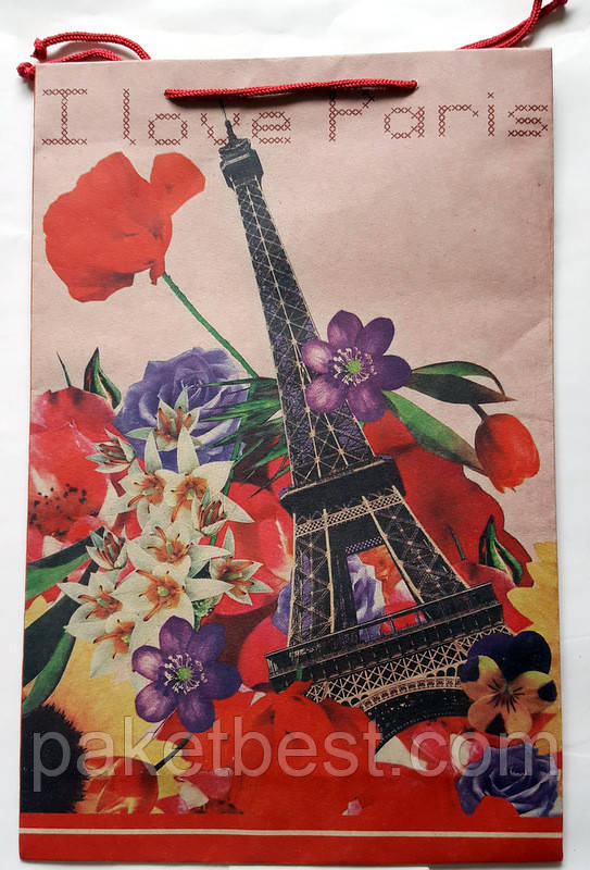 Крафт-пакет 25х39х8 Крафт-054