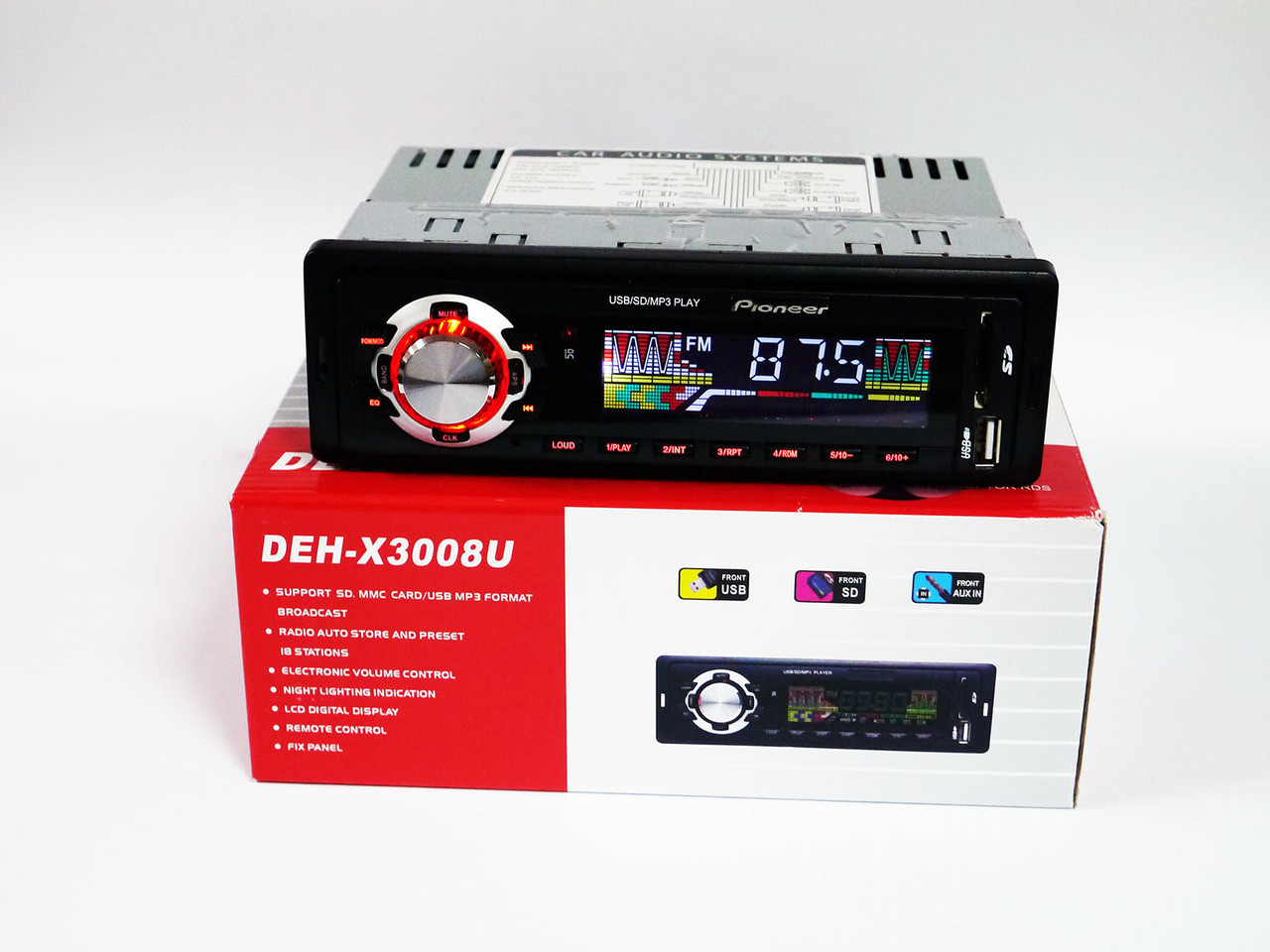 Автомагнітола DEH-X3008U — USB+SD+FM+AUX
