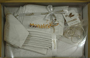 Комплект столової білизни Monalife VIP cotton 160*220, фото 2