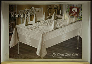 Комплект столової білизни Monalife VIP cotton 160*220, фото 2