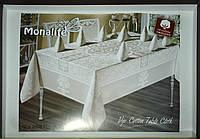 Комплект столового белья на 12 персон "Monalife" VIP cotton 160*300