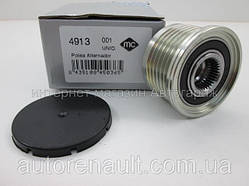 Ременной шкив (6 ребер) генератора на Рено Трафик (1.9dCi+AC; 2.5dCi 135л.с.) — Metalcaucho (Испания) MC4913