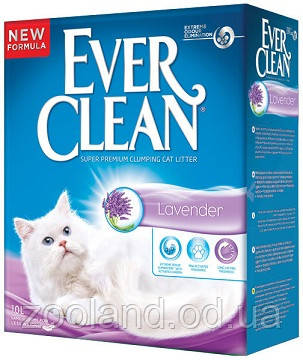 123455 Ever Clean Lavander наповнювач грудкується із заходом, 6 л