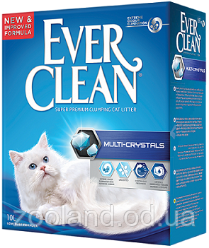 123449 Ever Clean Multi Crystals наповнювач грудкується без запаху, 6 л