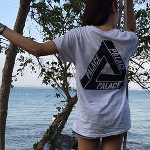 Футболка PALACE Logo унісекс | БИРКИ |Футболка Палас "" В стилі Palace ""