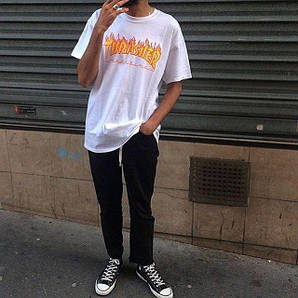 Футболка чоловіча Thrasher Flame. Всі розміри | Трешер Футболка "" В стилі Thrasher ""