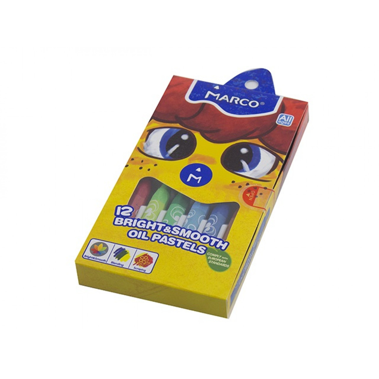 Набор пастели масл. Marco1100OP-12CB 12цв, фото 1