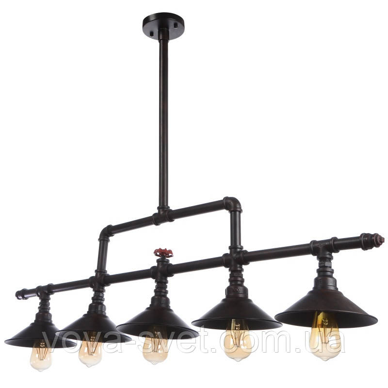 Светильник loft Vintage Industrial (Tenet) / 5 Lamp Edison - фото 3 - id-p563799177