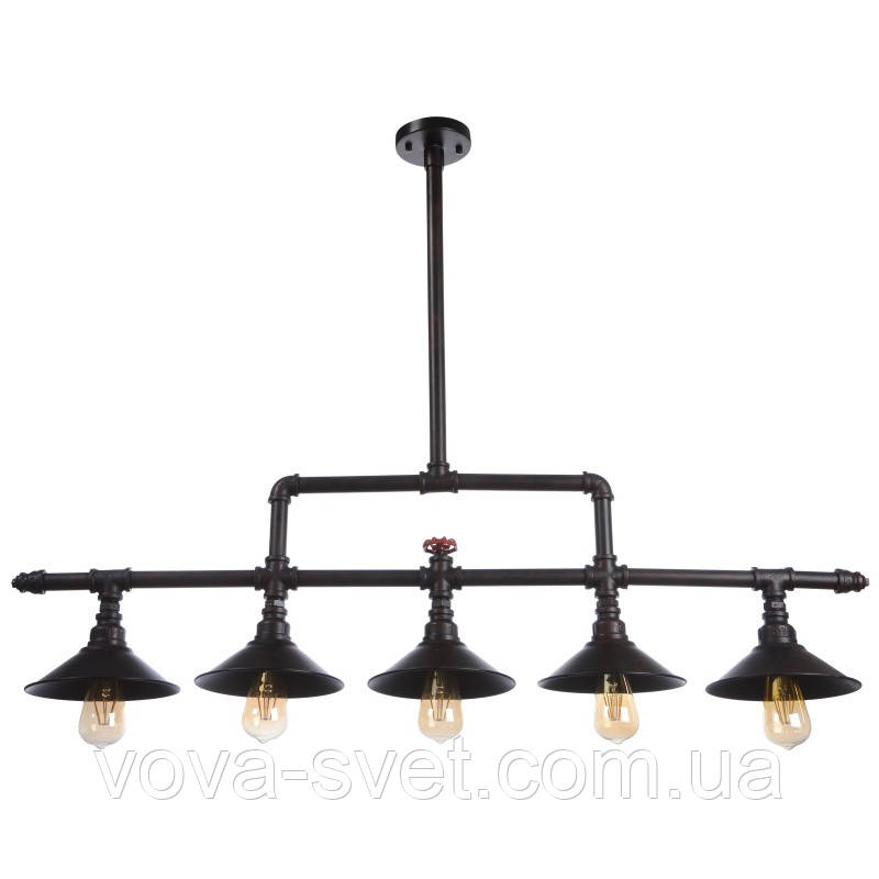 Светильник loft Vintage Industrial (Tenet) / 5 Lamp Edison - фото 4 - id-p563799177