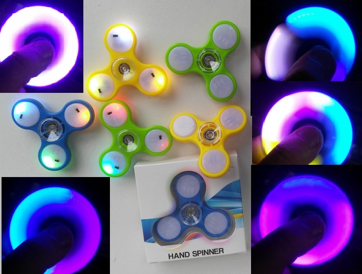 Купить Спиннер Светящийся Fidget Spinner спинер FS0107, цена 125 ...