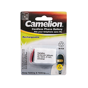 Акумулятор для радіотелефона Camelion C315 (T-107) 320mAh