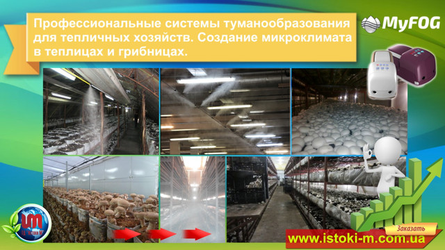 туманообразование для грибниць система туманоутворення для грибниць