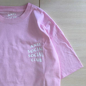Футболка Anti Social social club чоловіча рожева. Живі фото |Бирки | Футболка АССК "" В стилі Anti Social