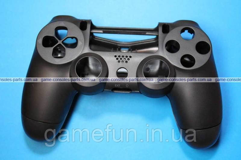 Корпус джойстика PS4 Dualshock 4 JDM-040 (Чорний) (Преміум)